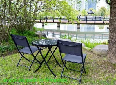 Outdoor Folding Leisure Portable Table and Chair Export Iron Art Chair Garden Chair Household Iron Art Stool Summer Cool Chair