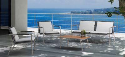 Aluminum Frame Woven Rope Sofa Set Leisure Rope for Garden Furniture