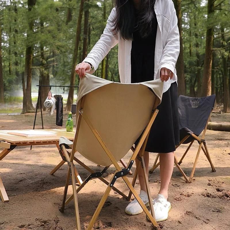 Luxury Outdoor Recliner Portable High-End Butterfly Chair Beech Portable