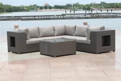 Aluminum Darwin or OEM Outdoor Inflatable Couch Rattan Corner Sofa Set