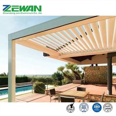 Outdoor Motorized Aluminium Gazebo Awning Canopy Pavilion Garden Roof Aluminum Pergola