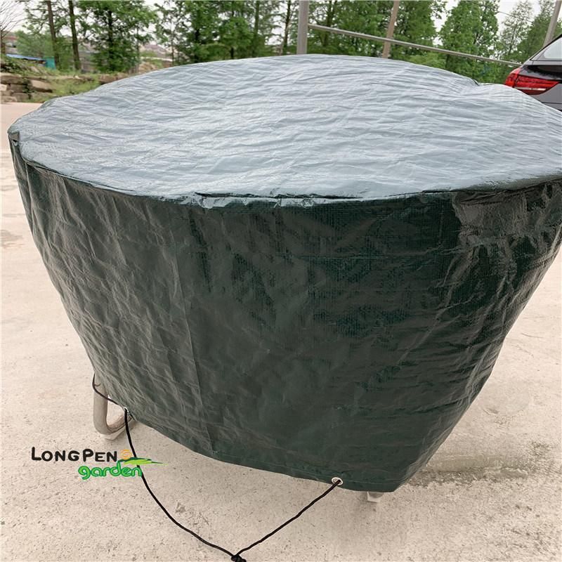 PE Waterproof Outdoor Furniture Cover Round Shape