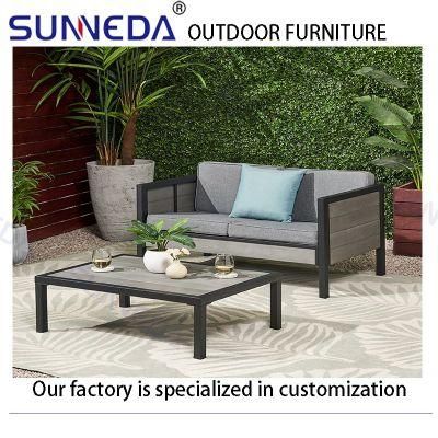 Modern Commercial Patio Garden Sofa Outdoor Furniture Set for Hotel Restaurant Deck
