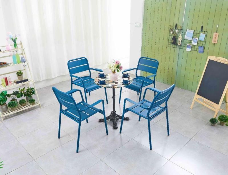 Hot Selling Luxury Painted Color Garden Chair All Weather Durable Material Patio Chair