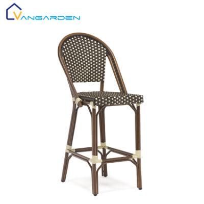 Good Sale Stackable Garden French Bistro Rattan Cane Bar Chair