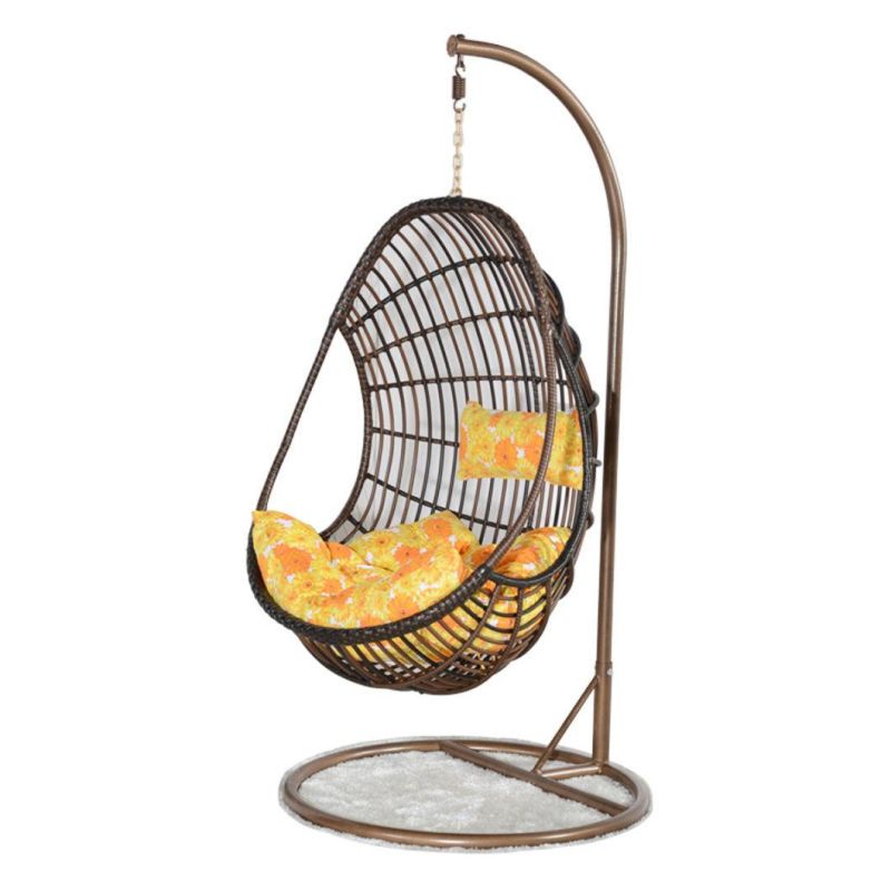 Stylish Confortable Customized Garden Indoor Rattan Hanging Egg Swing Chair