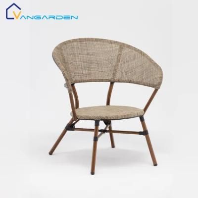 Wide Backrest Famous Design Mesh Metal Chair in Fabric for Outdoor