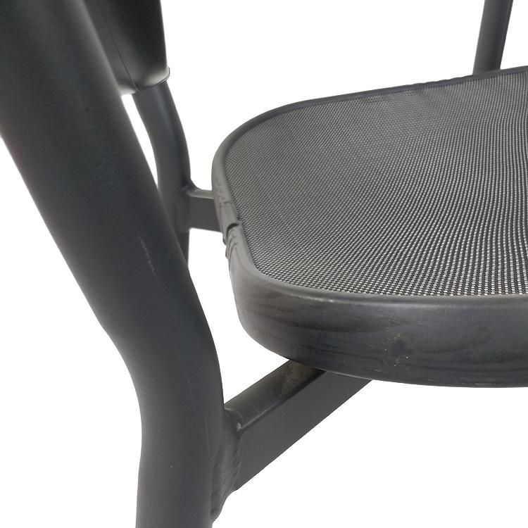 European Style Heat Water UV Resistant Outdoor Plastic Textilene Dining Furniture