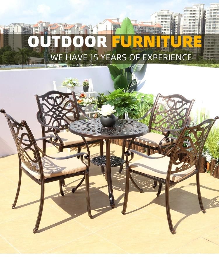 Cast Aluminum Furniture for Home Outdoor Garden Decoration