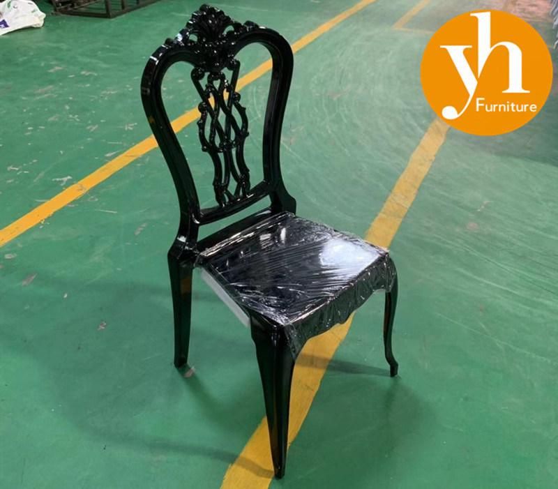 Character Party Supplies Wedding Chair Event Resin White PC Acrylic Crystal Chiavari Ghost Infinity Tiffany Pheonix Chair for Dining