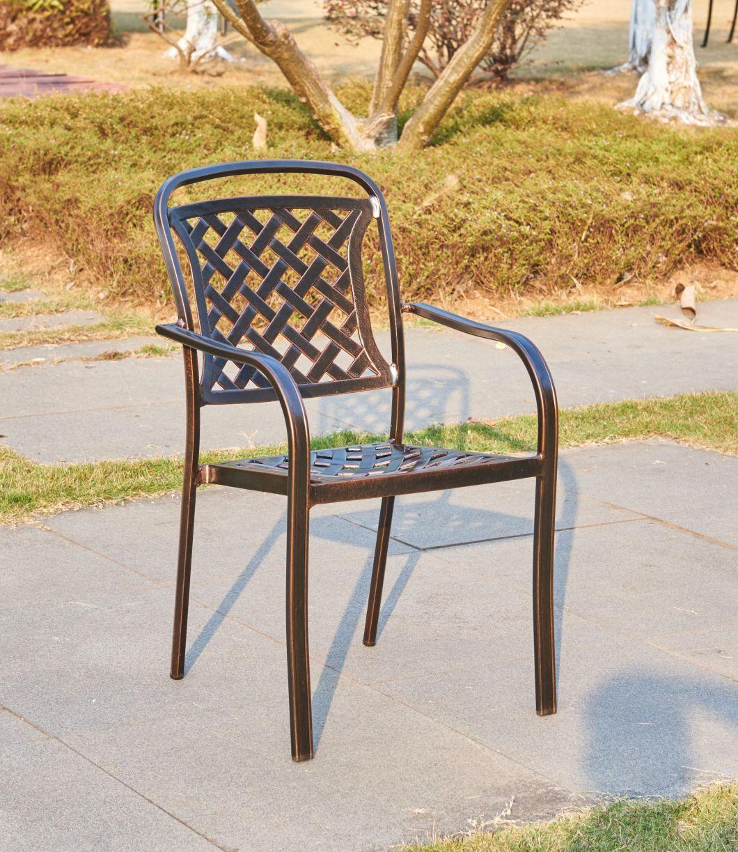 Outdoor Cast Aluminum Arm Chair