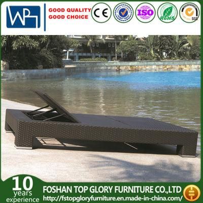 Sun Lounge Rattan Daybed Outdoor Furniture (TG-JW103)
