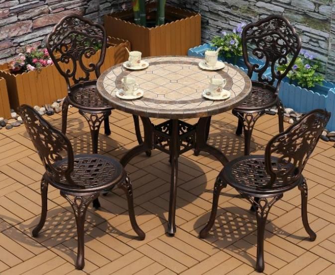 Cast Aluminum Chair Outdoor Furniture Aluminum Dining Chair Outdoor Aluminum Frame Chair
