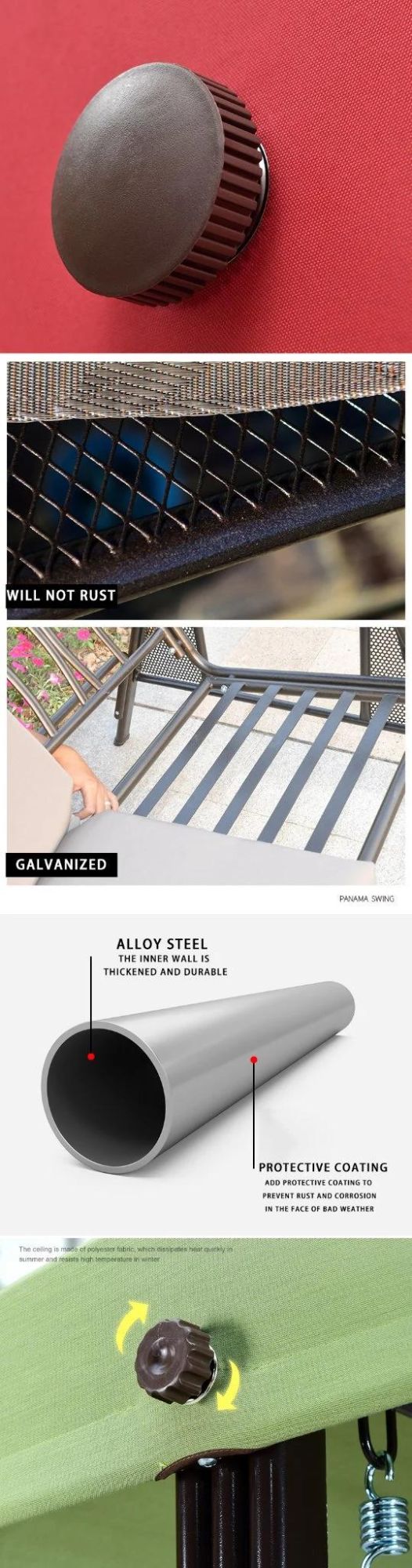Outdoor Swing Chair Hardware Spring Hook Panamanian Swing