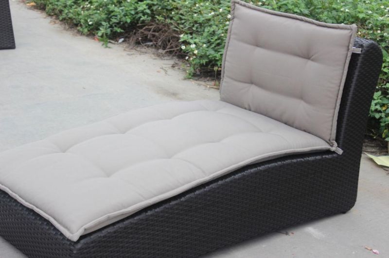 PE Rattan Furniture Outdoor Patio Sofa Bed