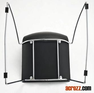 Sleigh Leg Plastic Dining Chair