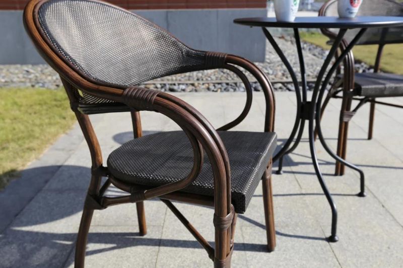Balcony New Aluminum Metal Furniture Design Luxury Outdoor Dining Sets Garden Furniture Patio Chair Set