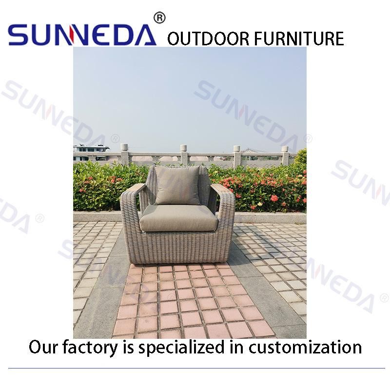 Garden Alu Rattan Compact Outdoor Loveseat