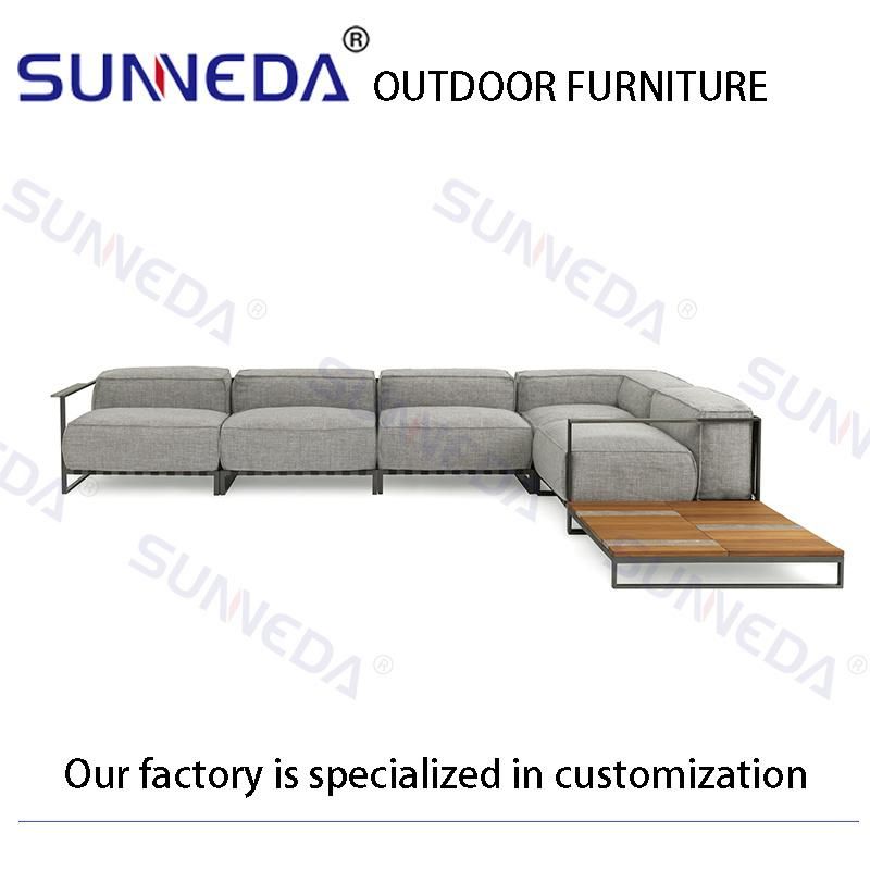 High Quality Modern Lounge Patio Furniture High-End Outdoor Furniture Fabric Outdoor Sofa