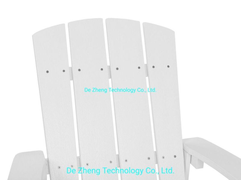 China Latest Leisure Waterproof Bistro Terrace Woven Rope Hilton Aluminium Outdoor Furniture Adirondack Chair