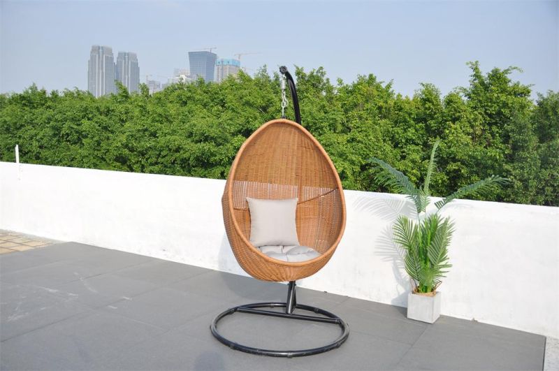 Outdoor Swing Bed Chair with Cushion Patio with Swing Chair
