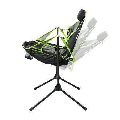 2020 New Popular Aluminum Folding Camping Rocking Chair