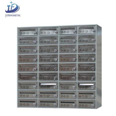 Top Sale Stainless Post Mailbox Apartment Building Letterbox Outdoor Postbox