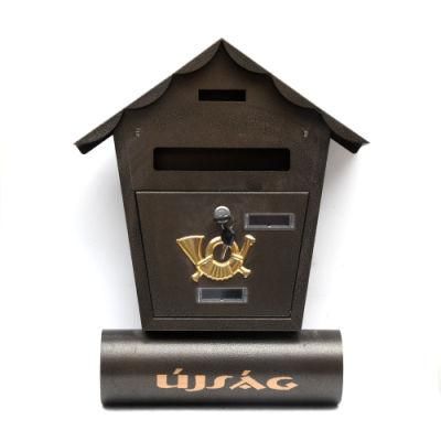 Manufacturer Cast Iron Mail Box Wall Mounted Mail Boxes for Newspaper
