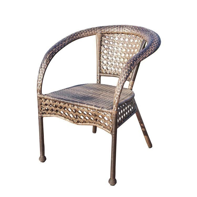 Stackable Modern Outdoor Cafeteria Balcony Patio Rattan Chair