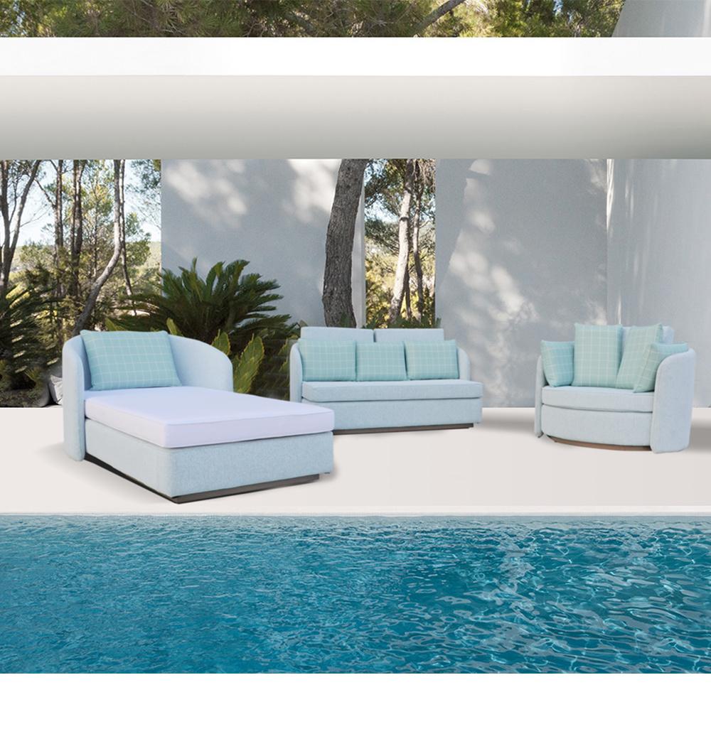 Customized New OEM Foshan Hotel Chaise Furniture Leisure Custom Lounge Lounger Hot