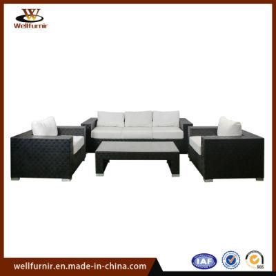 Outdoor Garden Hotel Wide Rattan Outdoor Sofa Set (WF053186)