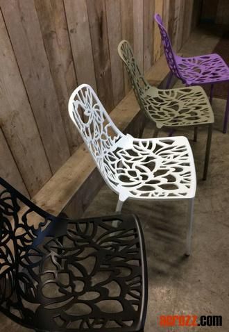 China Stacking Stackable Aluminum Outdoor Garden Chairs Furniture