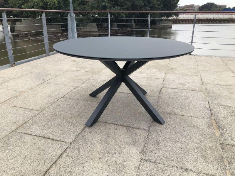 Manufacture Aluminum Outdoor Dining Table and Chair Set Restaurant Garden Furniture for Sale
