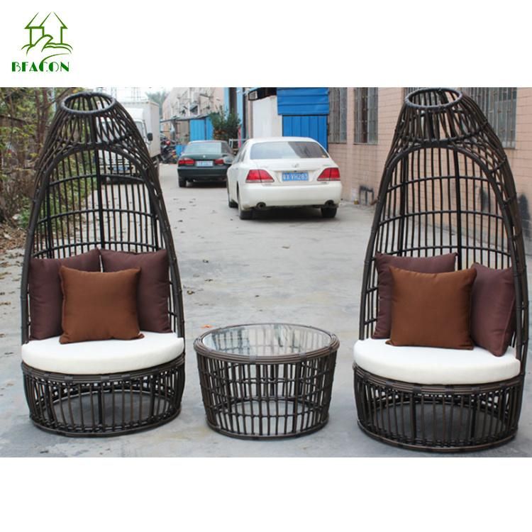 Outdoor Patio Furniture Rattan Aluminum Frame Outdoor Garden Sofa Sets