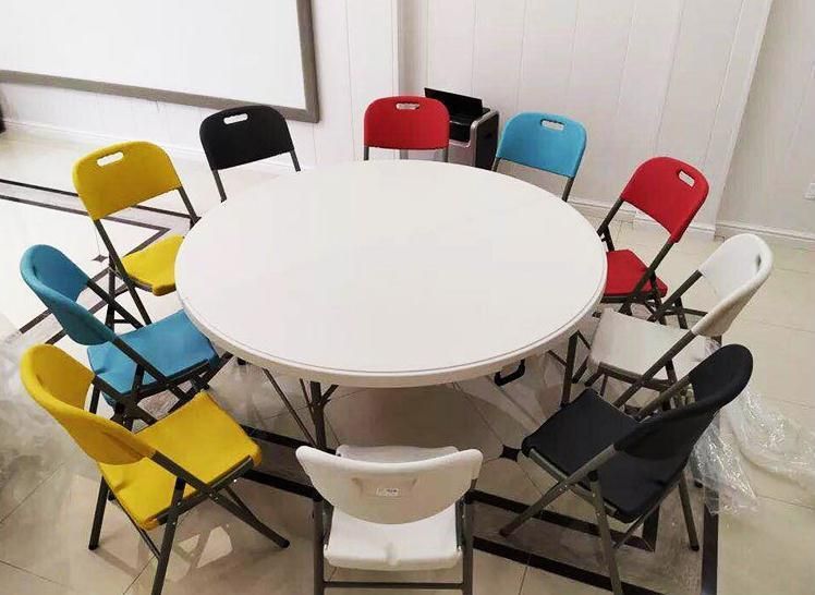 Modern Design Wholesale Mesh Outdoor Dining Folding Plastic Chair