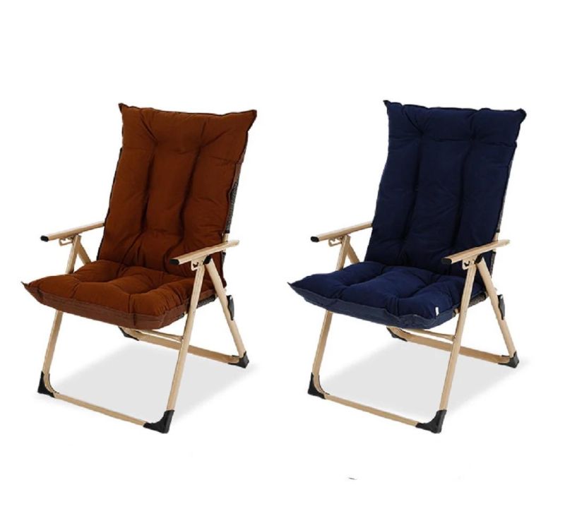 Adjustable Air Comfort Padded Folding Chair for Outdoor Indoor Portable Folding Armchair Reclining Chair Esg17514
