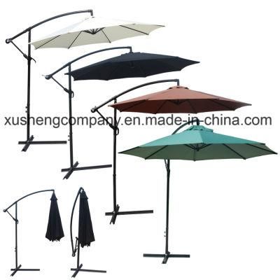 Leisure Hot Sal 3m Garden Banana Umbrella with Handle