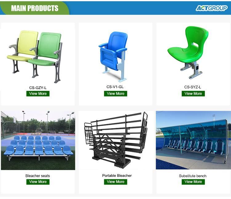 PP Solid Injection Moulded Plastic Seat for Spectator, Public Bucket Seats for Stadium