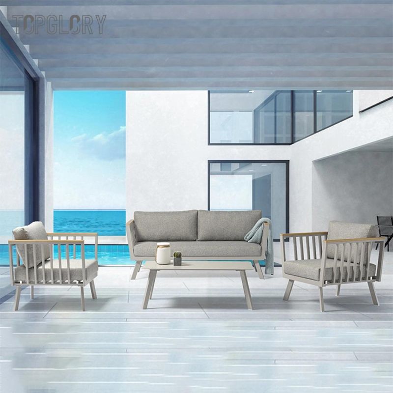 Wholesale High Quality Carton Package Garden Sofa Big Loading Patio Couch Outdoor Sofa Set
