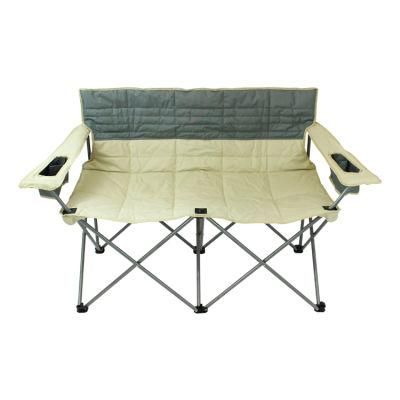 2020 New Design Cotton Double Folding Chair with Arm