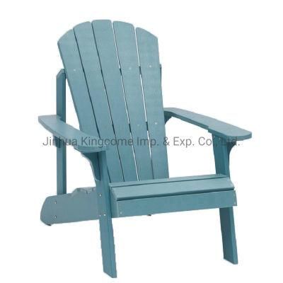 Jjc-14507 PS Wood Garden Adirondack Chair in Blue Outdoor Chair Adjustable Structure