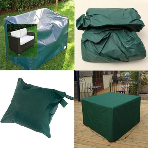 Square Patio Table and Chair Set Cover Waterproof Outdoor Furniture Cover, Durable Patio Table Cover Outdoor Garden Cover Shelter Esg10165