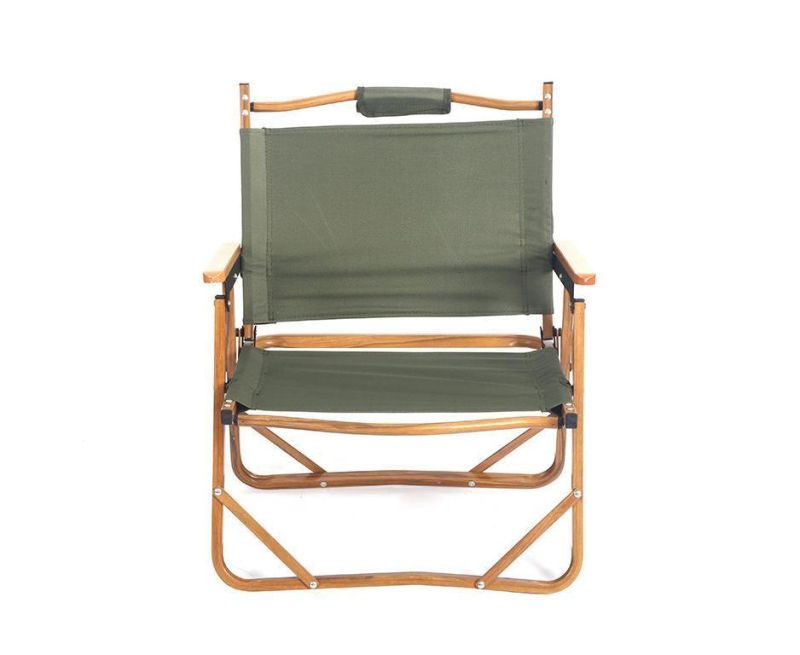 Willestoutdoor Beech Folding Chair Camping Beach Solid Wood Butterfly Chair Mountain Camping Leisure Chair