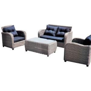 Garden Aluminum Furniture Rattan Wicker Lounge Conversation Sofa Set