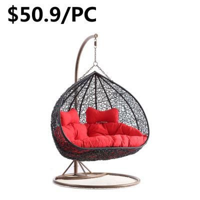 Fancy Outdoor Balcony Indoor Patio Rattan Egg Hanging Swing Chair
