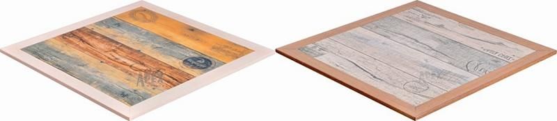 Restaurant Furniture Table Top Plastic Wood Table Outdoor Table