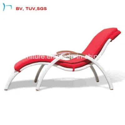 Brighthome Aluminium Beach Lounger with Wheel (GB-19)