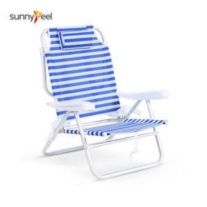 5 Positions Folding Chair Aluminum Beach Chair