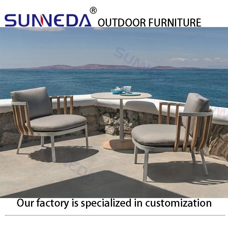 Contemporary Simple Style Design Commercial Coffee Chair with Tea Table