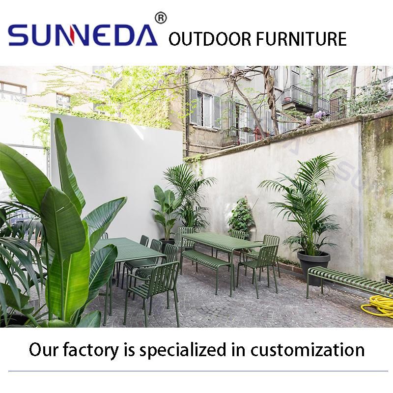 New Concept Simple Style Patio Courtyard Terrace Outdoor Table Furniture Set